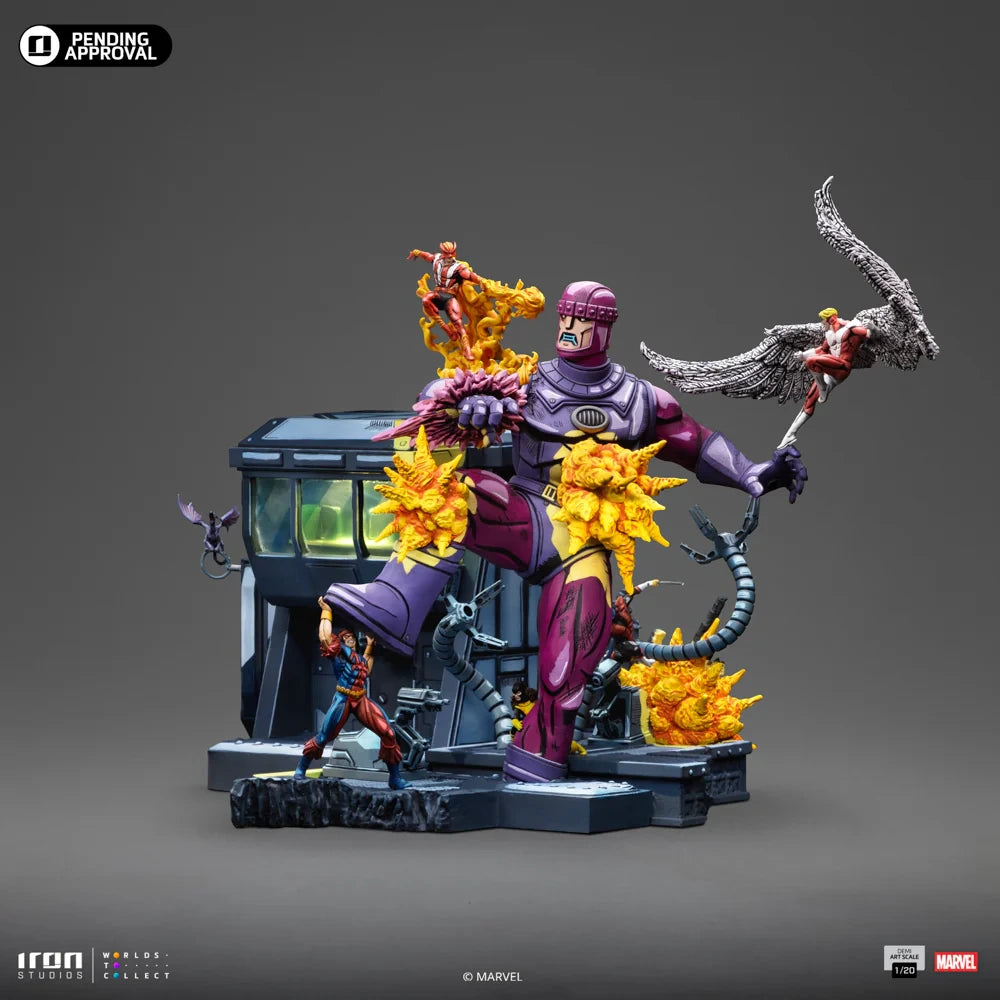 Preventa Resina X-Men vs Centinela Figura Marvel Iron (Licencia) Estudio