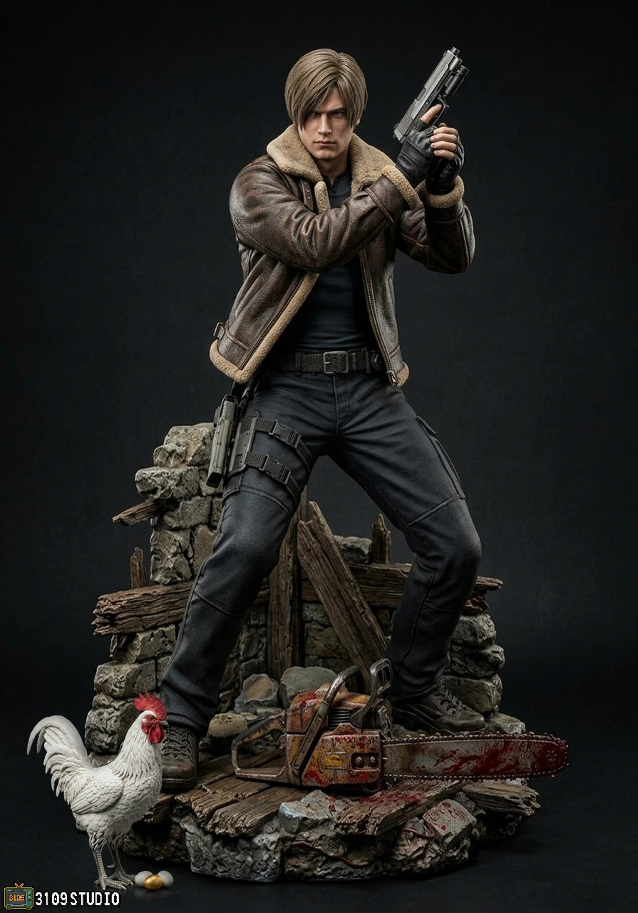 Preventa Resina Leon S. Kennedy Figura Resident Evil 4 3109 Estudio