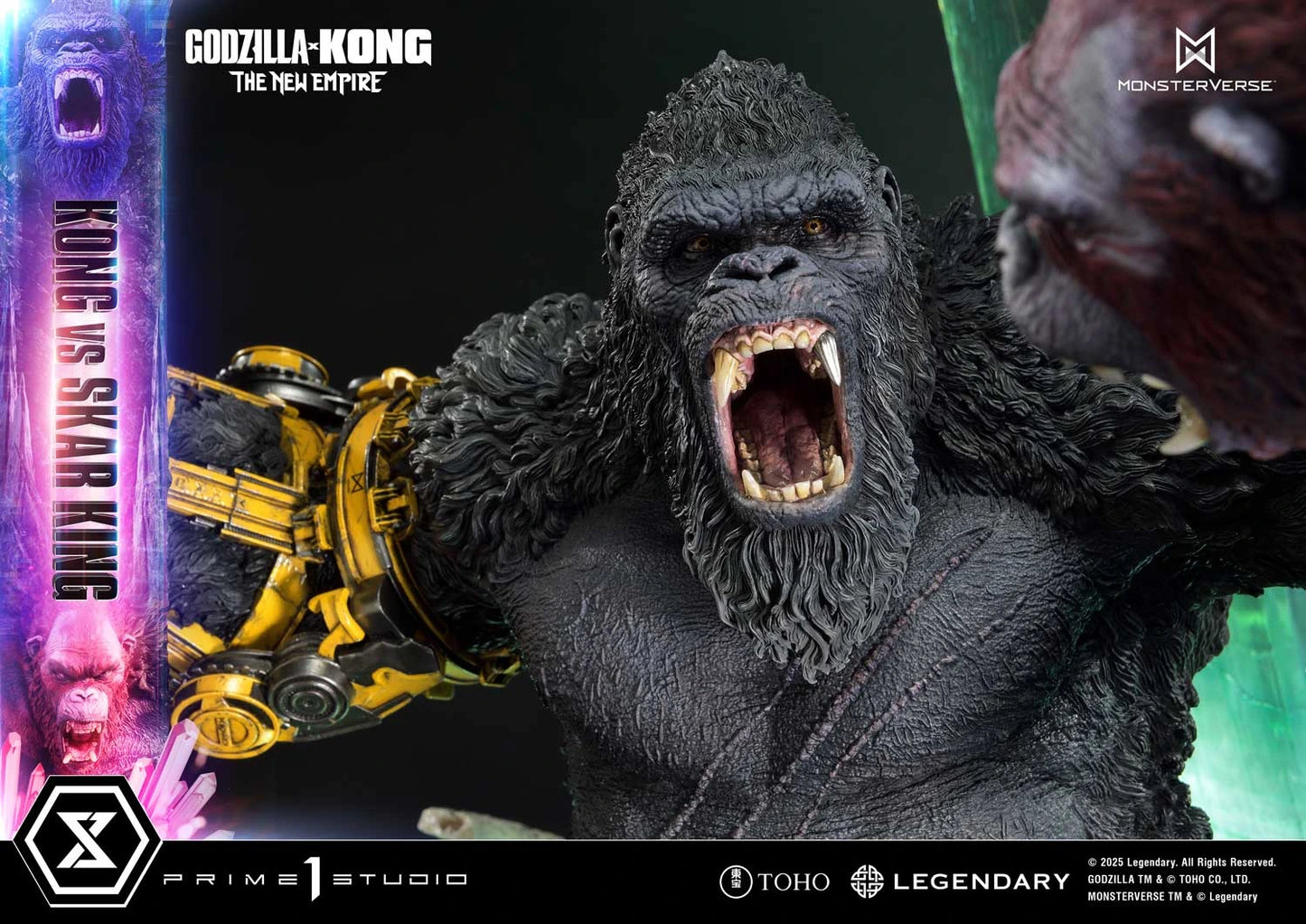 Preventa Resina Kong vs Skar King Figura Godzilla y Kong: El nuevo imperio  Prime 1 (Licencia) Estudio