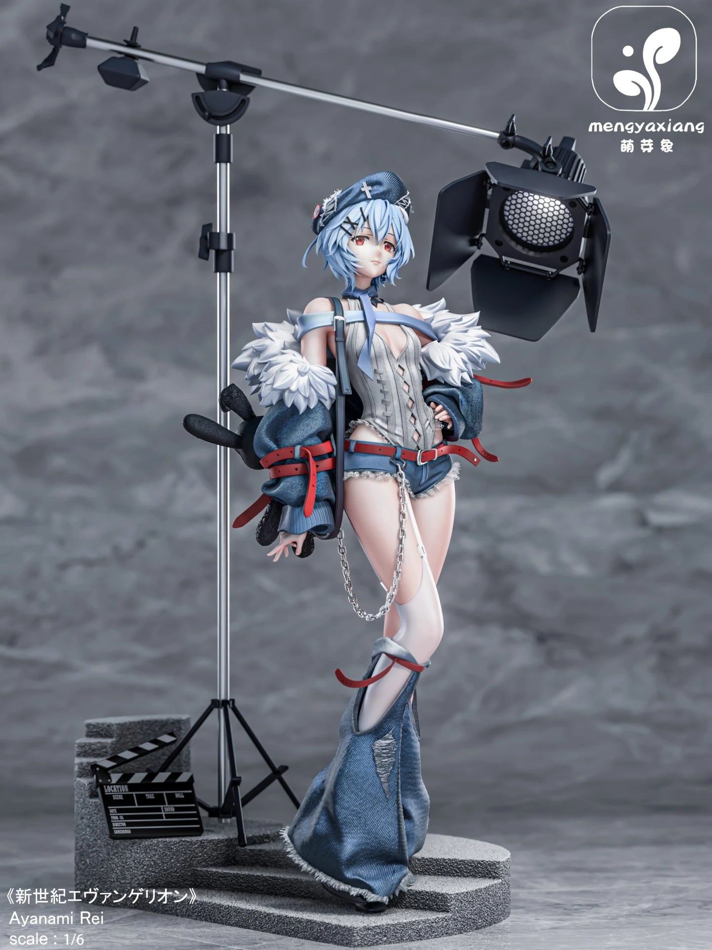 Preventa Resina Asuka Langley & Rei Ayanami Figura Evangelion MengYaXiang Estudio