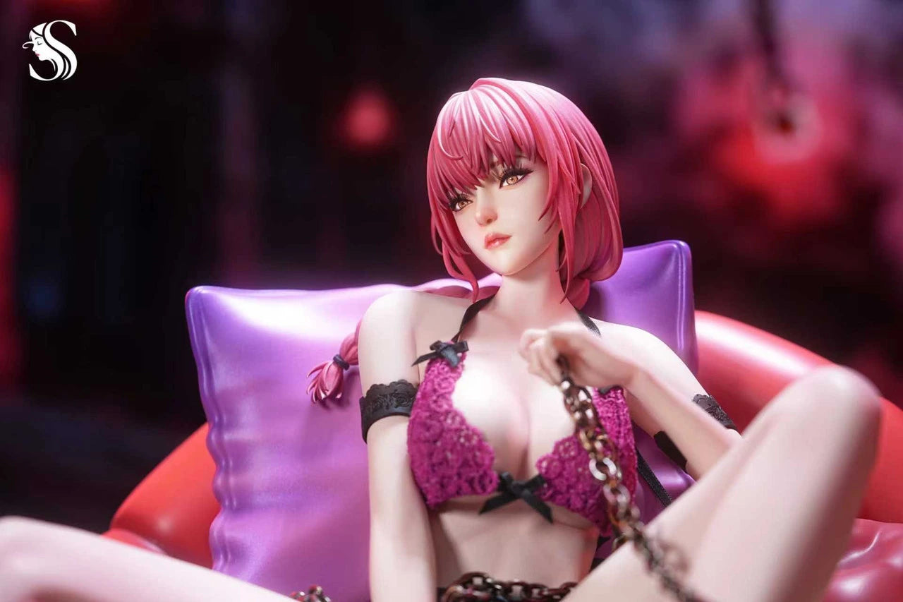 Preventa Resina Makima & Denji Figura Chainsaw Man Temptress & Four Horsemen Estudio