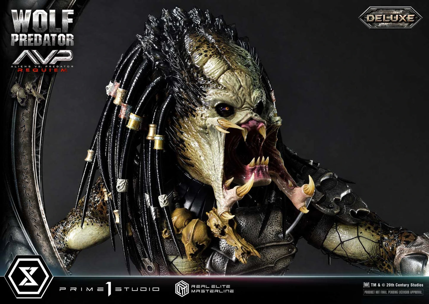 Preventa Resina Wolf Predator Figura Aliens vs Predator: Requiem Prime 1 (Licencia) Deluxe Estudio