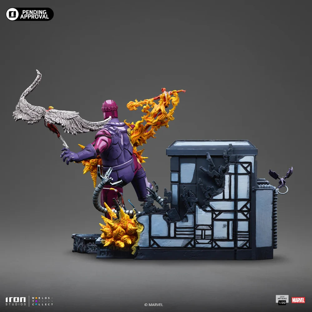Preventa Resina X-Men vs Centinela Figura Marvel Iron (Licencia) Estudio