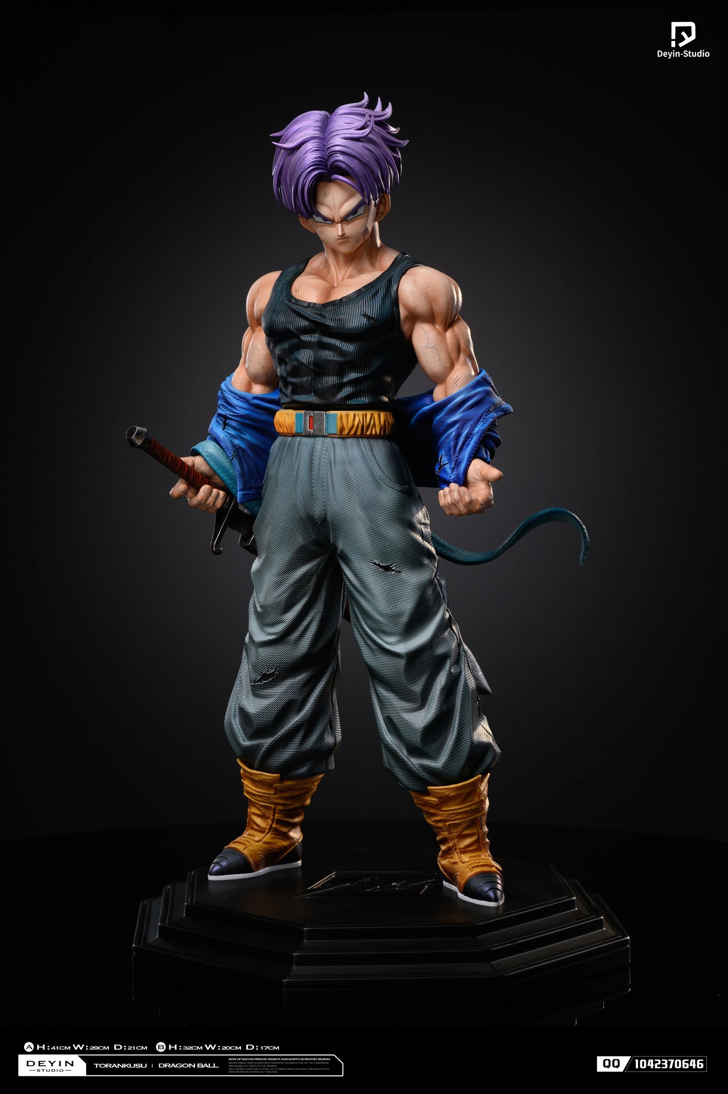 Preventa Resina Trunks Figura Dragon Ball Deyin Estudio