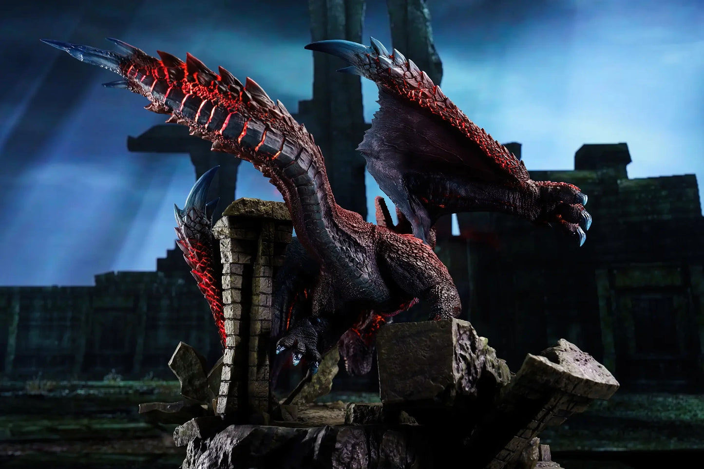 Preventa Resina Tigrex Figura Monster Hunter BlackFatalis Estudio