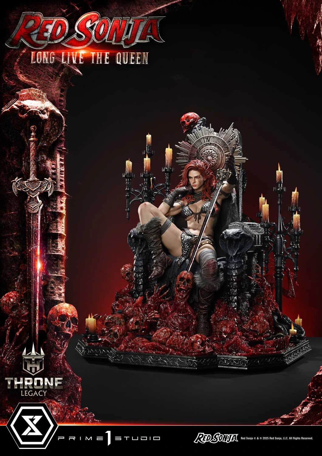 Preventa Resina Red Sonja Figura Red Sonja Prime 1 (Licencia) Estudio