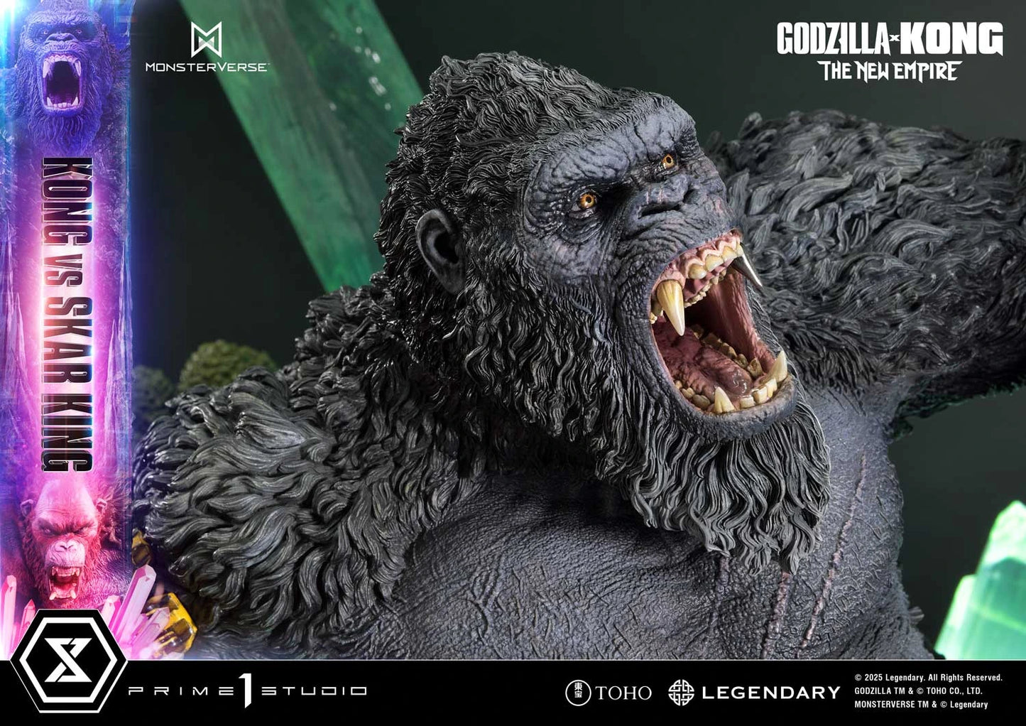 Preventa Resina Kong vs Skar King Figura Godzilla y Kong: El nuevo imperio  Prime 1 (Licencia) Estudio