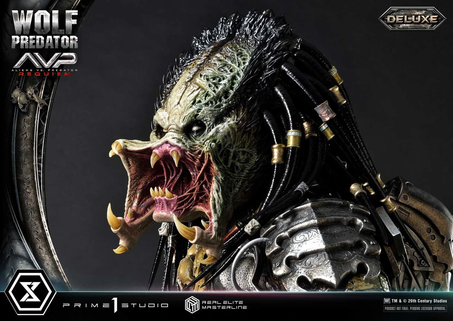 Preventa Resina Wolf Predator Figura Aliens vs Predator: Requiem Prime 1 (Licencia) Deluxe Estudio