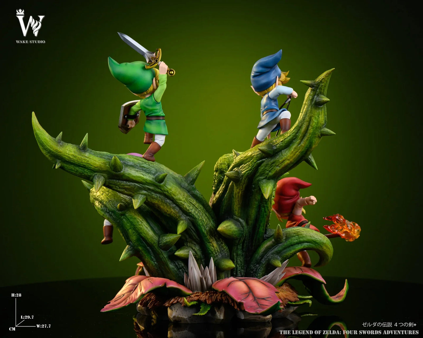"Preventa Resina Link Figura The Legend of Zelda: Four Swords Adventures  Wake  Estudio"