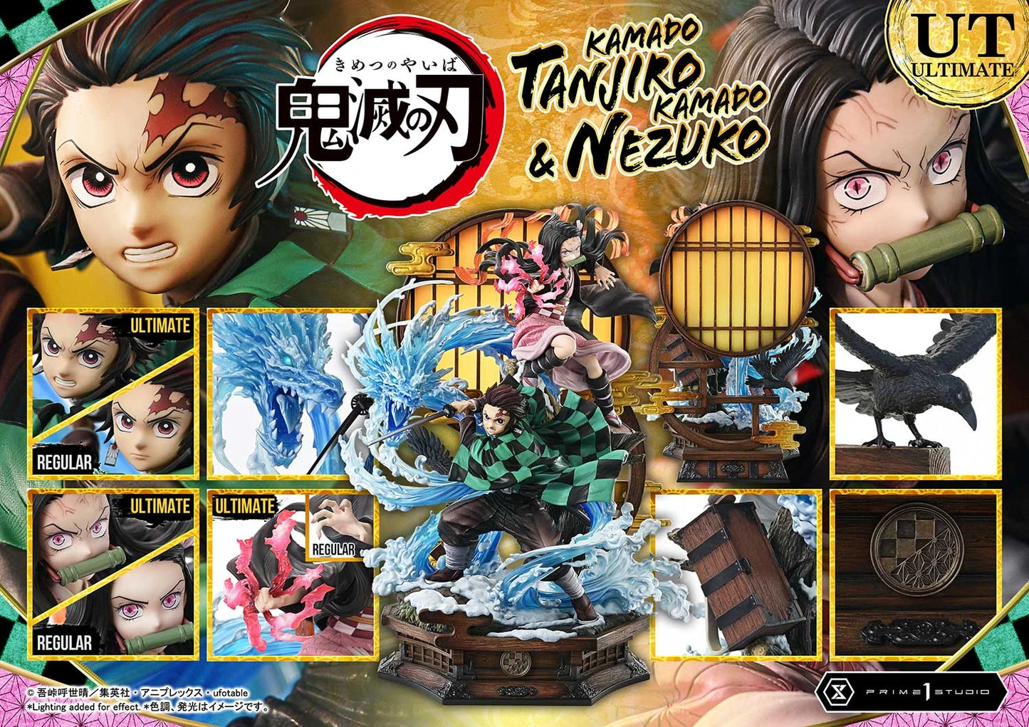 Preventa Resina Kadado Tanjiro & Kamado Nezuko Figura Demon Slayer Prime 1 (Licencia) Estudio