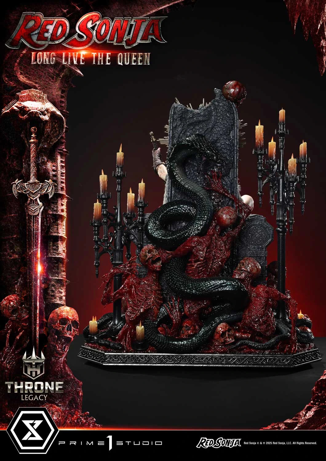 Preventa Resina Red Sonja Figura Red Sonja Prime 1 (Licencia) Estudio