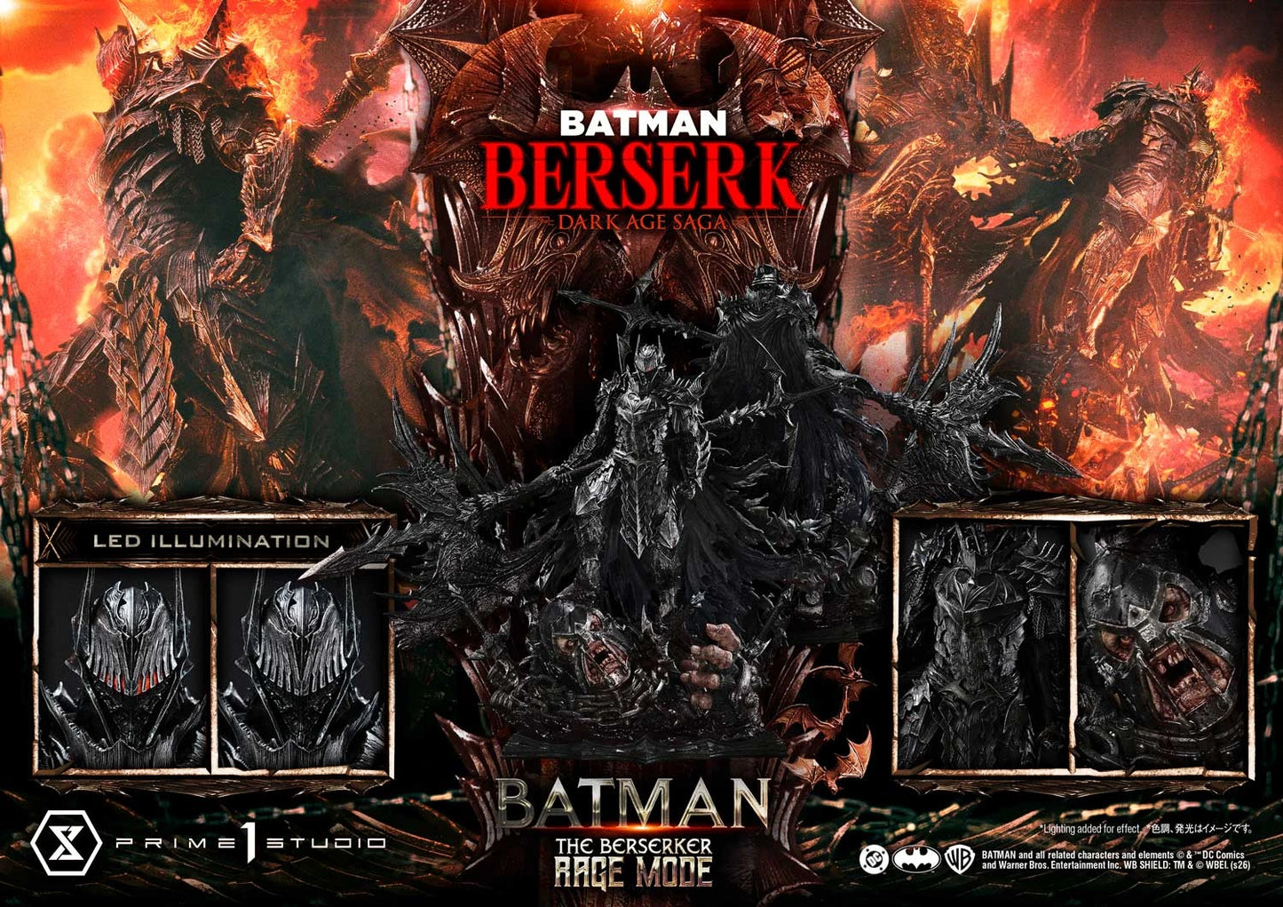 Preventa Resina Batman: The Berserker Rage Figura Batman Comics Prime 1 (Licencia) Estudio