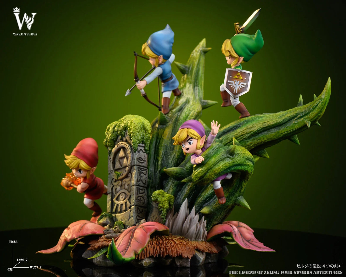 "Preventa Resina Link Figura The Legend of Zelda: Four Swords Adventures  Wake  Estudio"