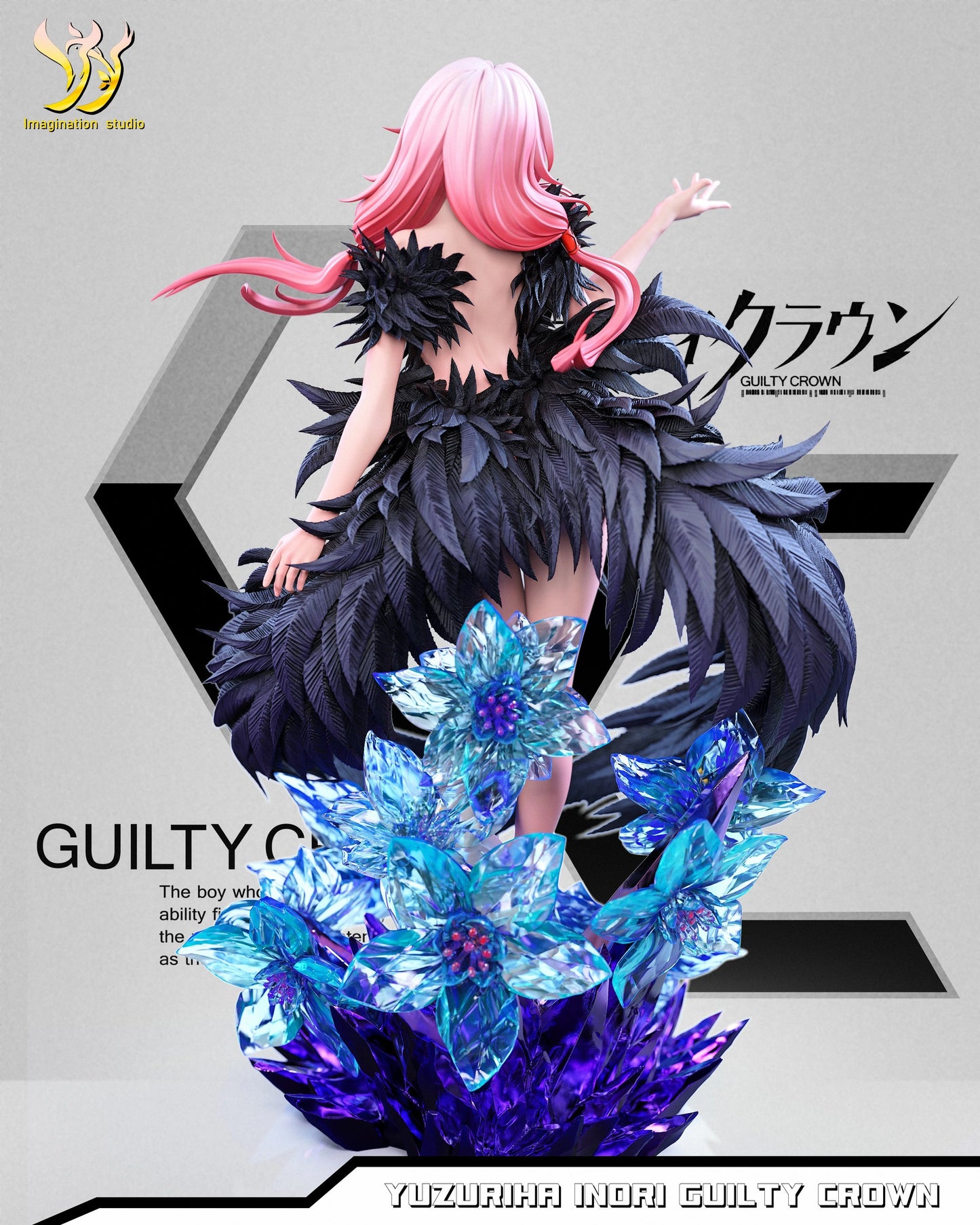 Preventa Resina Ouma Shu & Yuzuriha Inori Figura Guilty Crown Imagination  Estudio