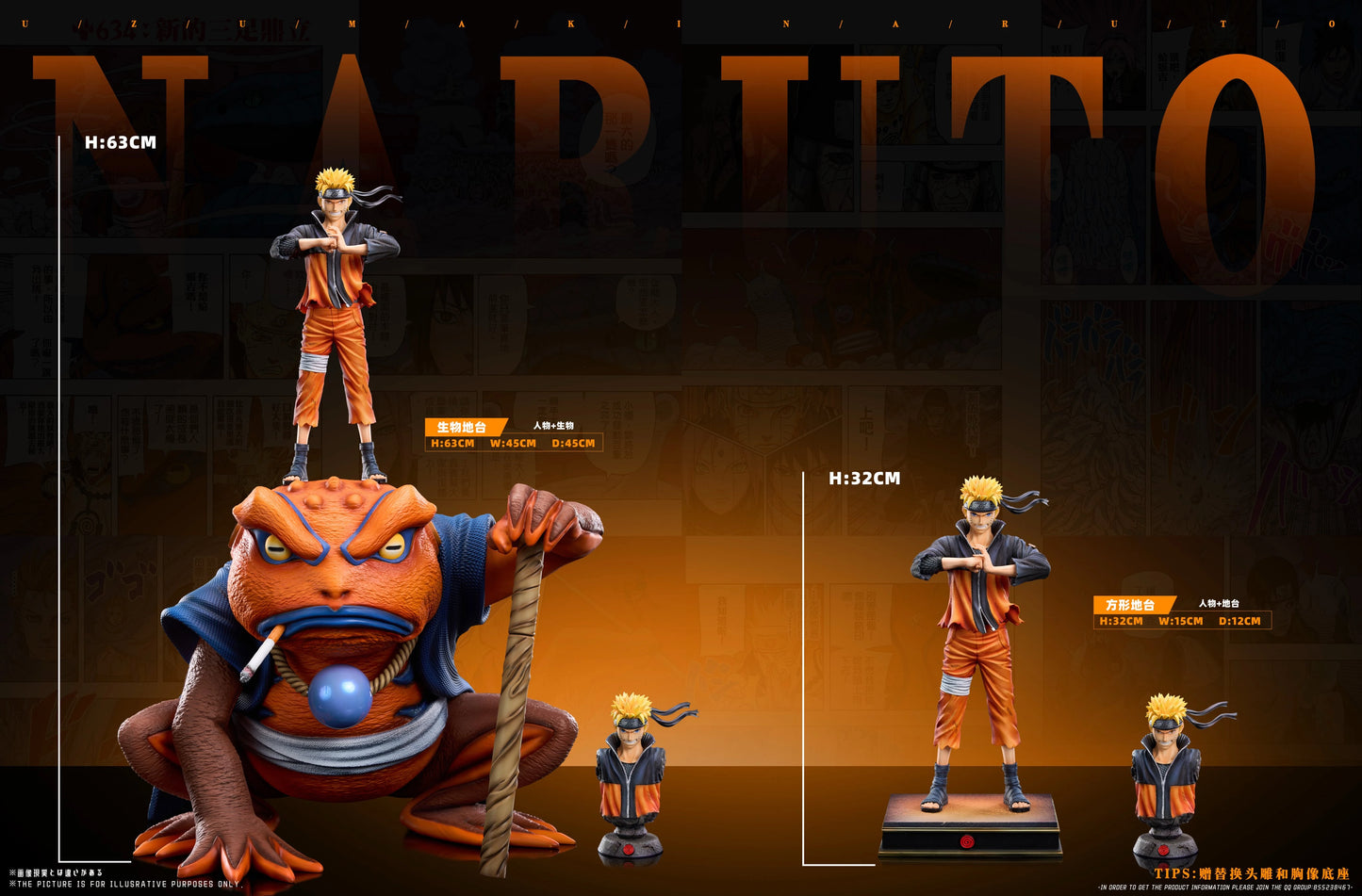 Preventa Resina Naruto, Sasuke  & Sakura Figura Naruto Dream Fly Estudio