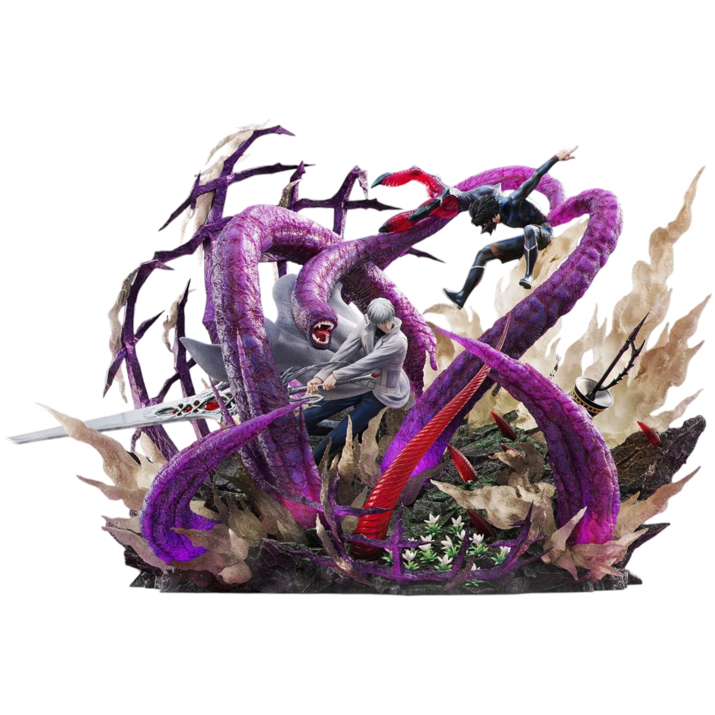 Preventa Resina Kaneki Ken vs Arima Kisho Figura Tokyo Ghoul Black Goat Estudio