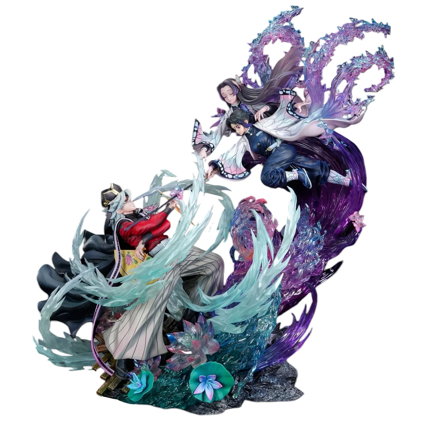 Preventa Resina Shinobu Kocho vs Douma Figura Kimetsu No Yaiba 1/6 ShangXian Estudio