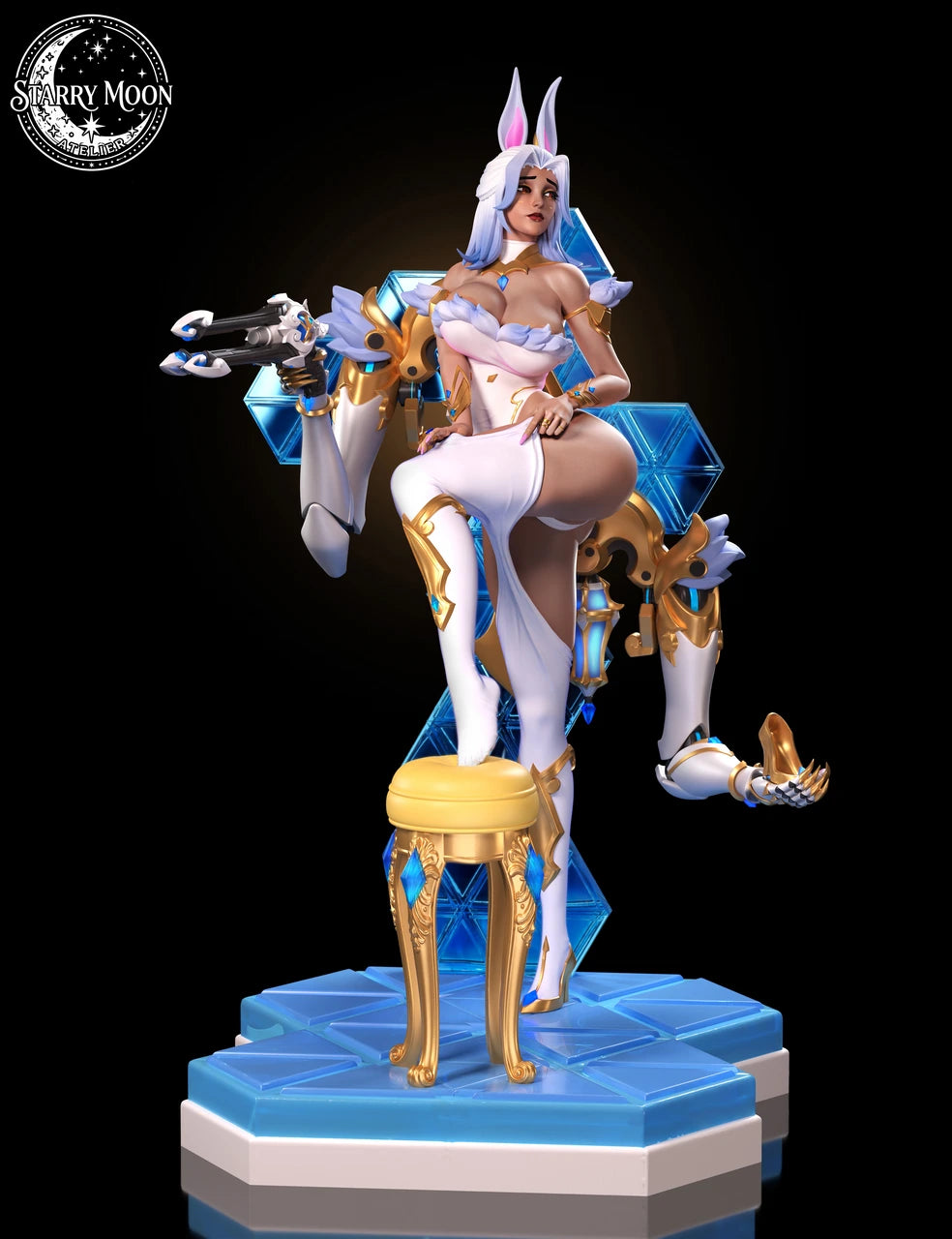 Preventa Resina Domina Figura Overwatcn Starry Moon Atelier Estudio
