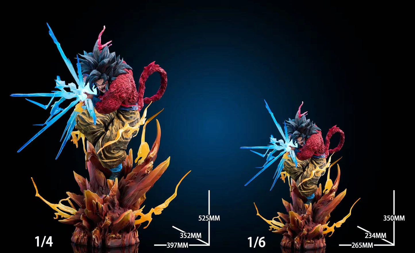 Preventa Resina Goku SSJ4 & SSJ5 Figura Dragon Ball Iron Curtain  Estudio