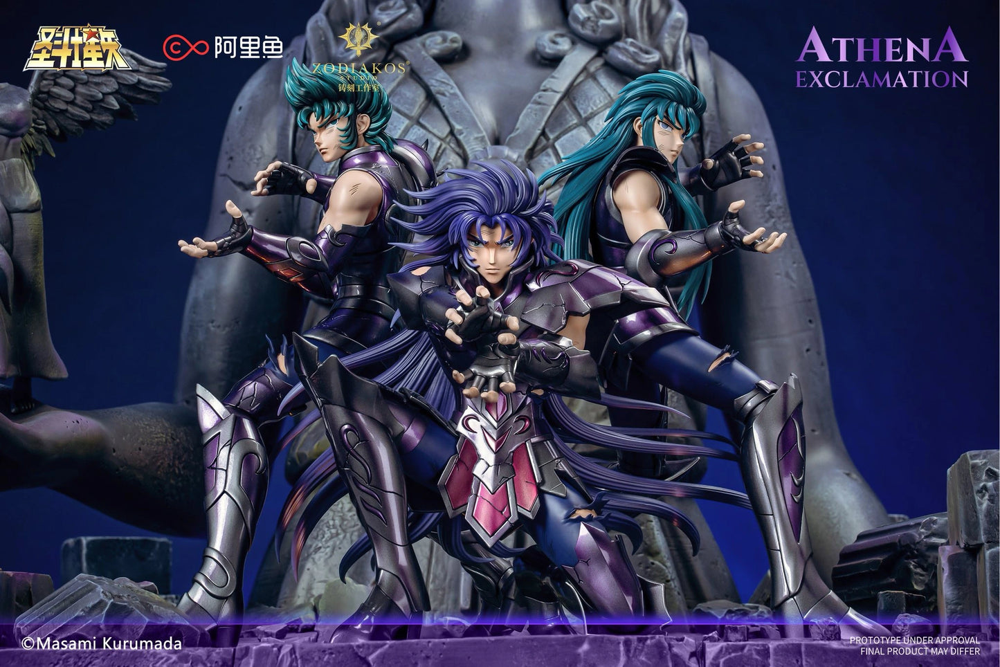 Preventa Resina Exclamación de Athena Figura Caballeros del Zodiako Zodiakos (Licencia) Estudio