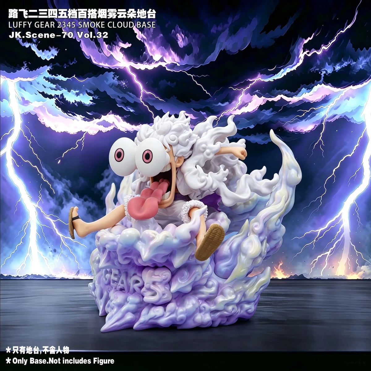 Preventa Resina Luffy Base Figura One Piece JacksDo Estudio