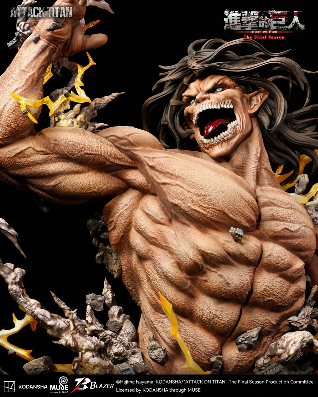 Preventa Resina Titan de Ataque Figura Attack On Titan Blazer Estudio