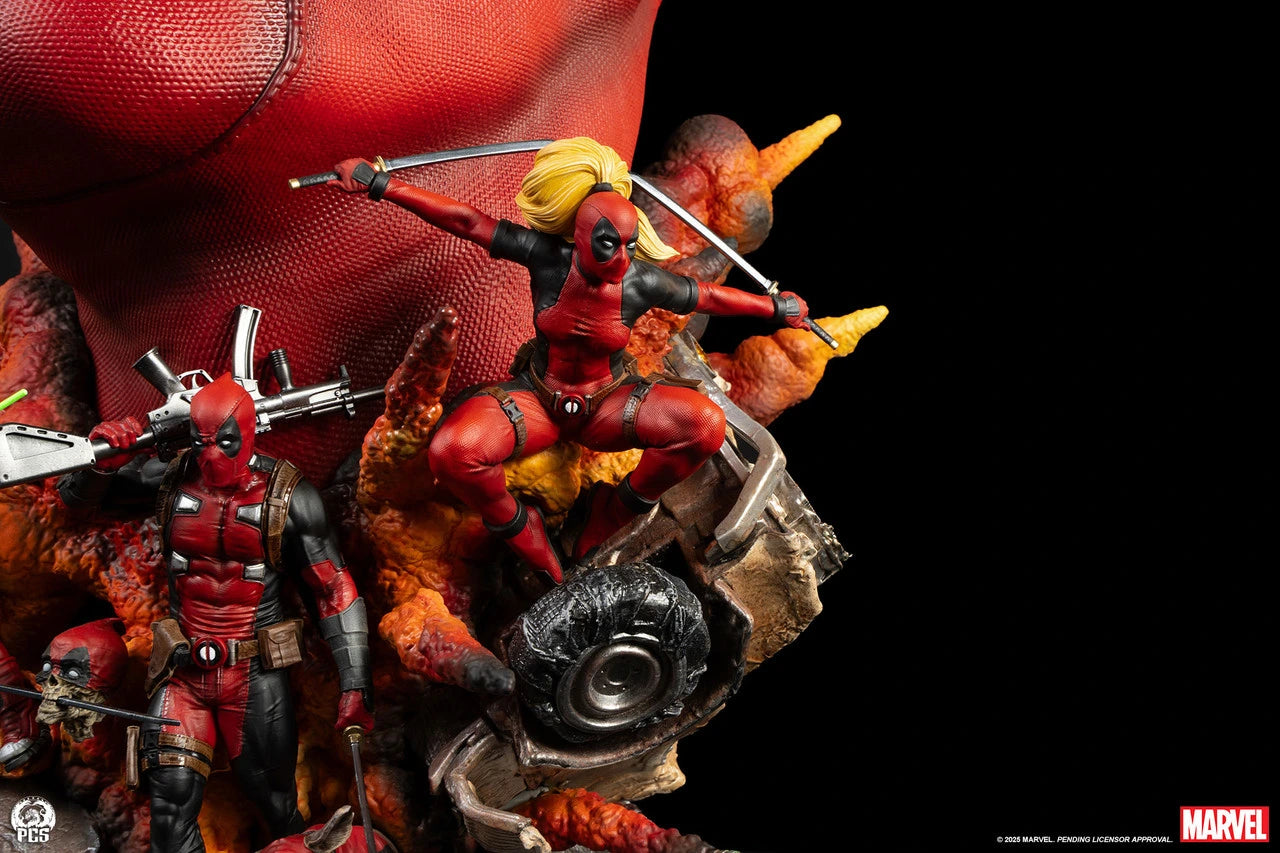 Preventa Resina Deadpool Figura Deadpool Premium Collectibles (Licencia) Estudio