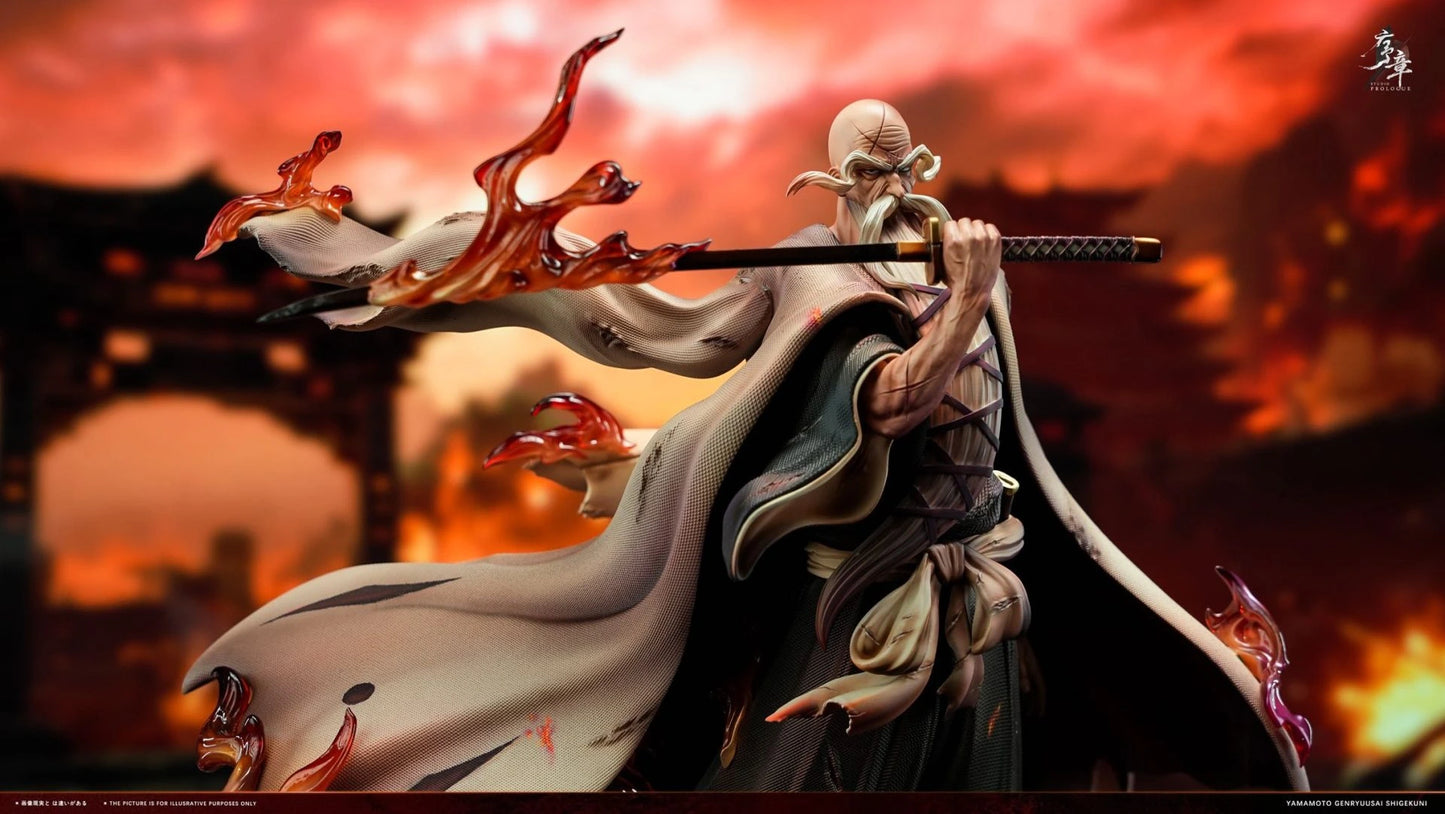 Preventa Resina Yamamoto Genryūsai Shigekuni Figura Bleach 1/6 Prologue Estudio