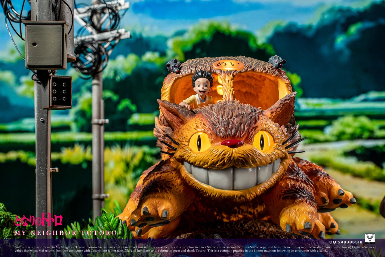 Preventa Resina CatBus Figura Mi Vecino Totoro White Deer Estudio
