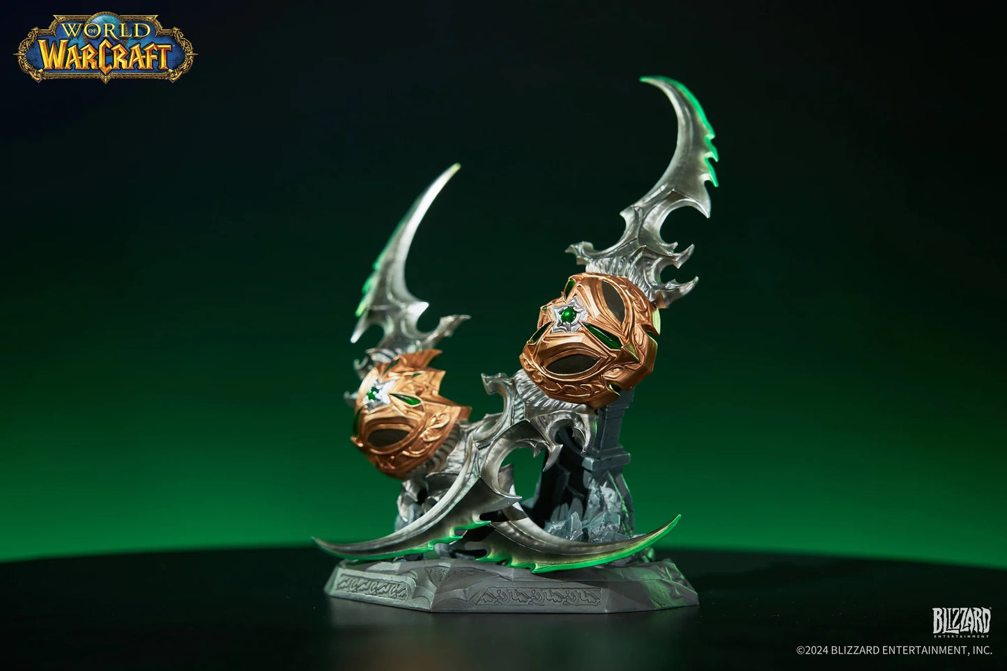 Preventa Resina Warglaives of Azzinoth Figura World of Warcraft Hex Collectibles (Licencia) Estudio
