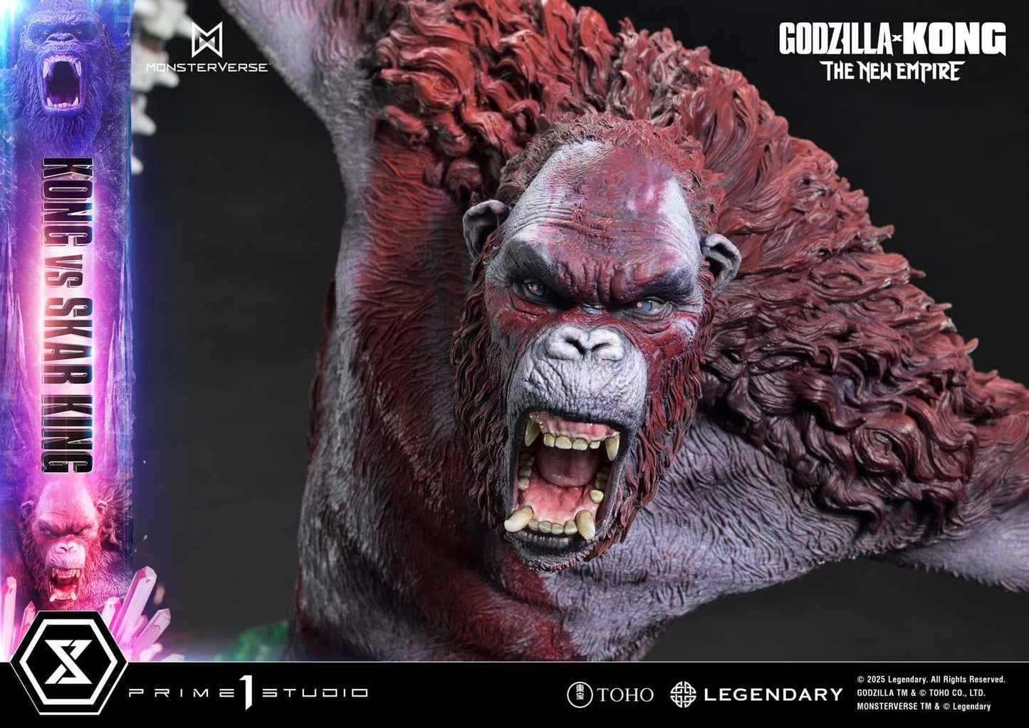 Preventa Resina Kong vs Skar King Figura Godzilla y Kong: El nuevo imperio  Prime 1 (Licencia) Estudio