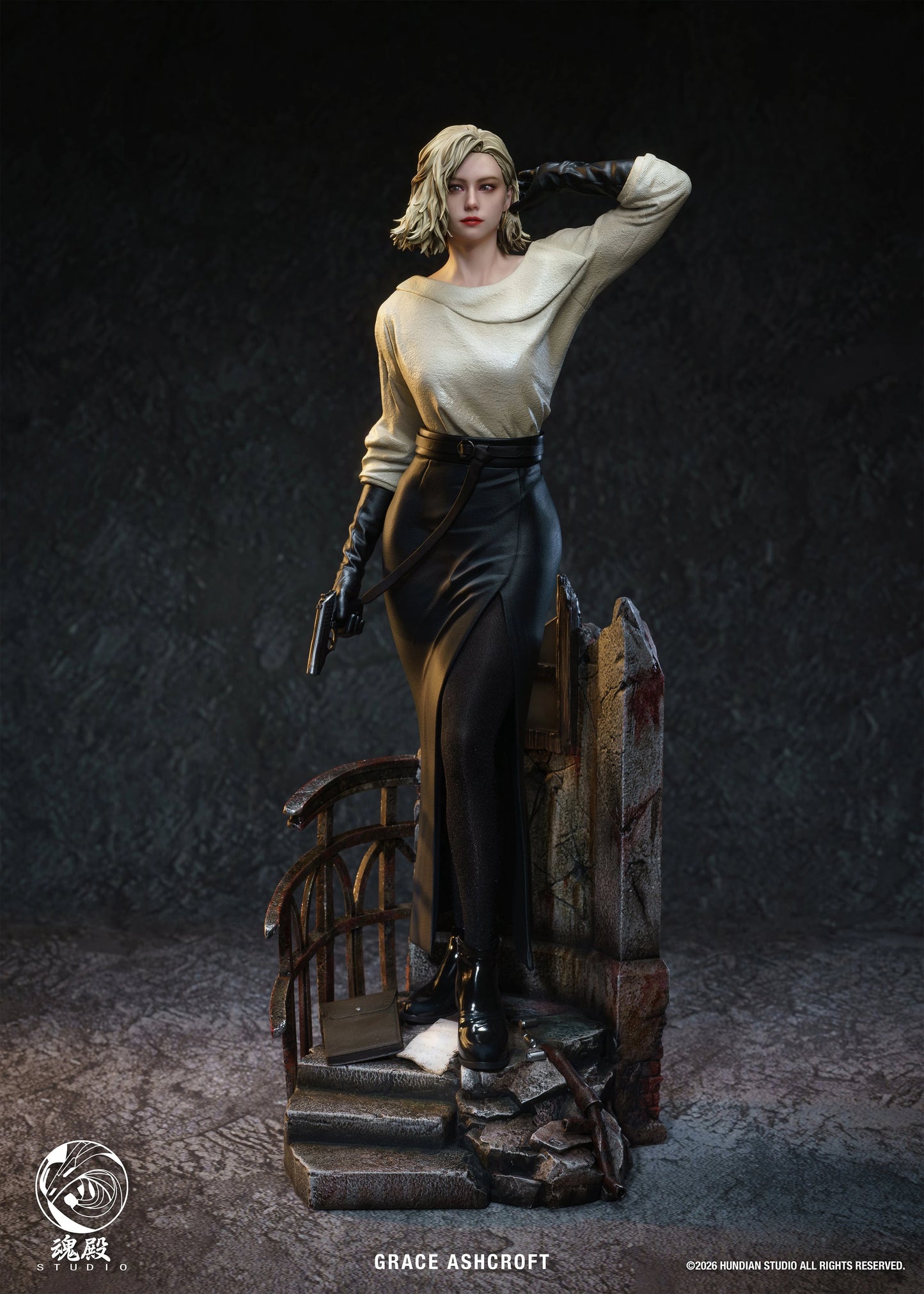Preventa Resina Grace Ashcroft Figura Resident Evil Requiem HunDian Estudio