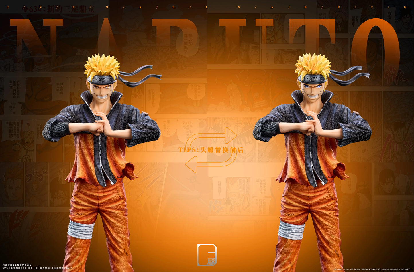 Preventa Resina Naruto, Sasuke  & Sakura Figura Naruto Dream Fly Estudio