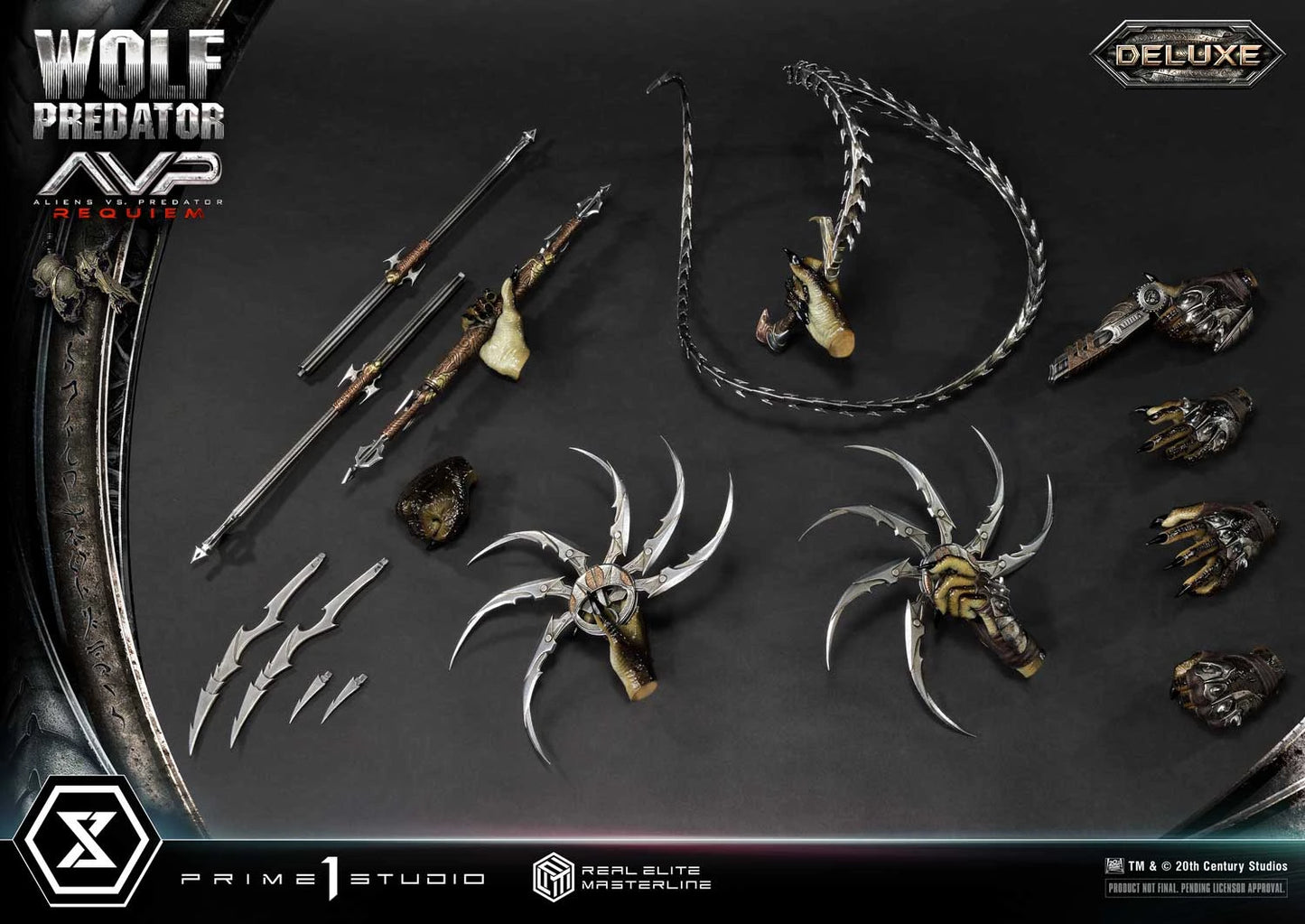 Preventa Resina Wolf Predator Figura Aliens vs Predator: Requiem Prime 1 (Licencia) Deluxe Estudio