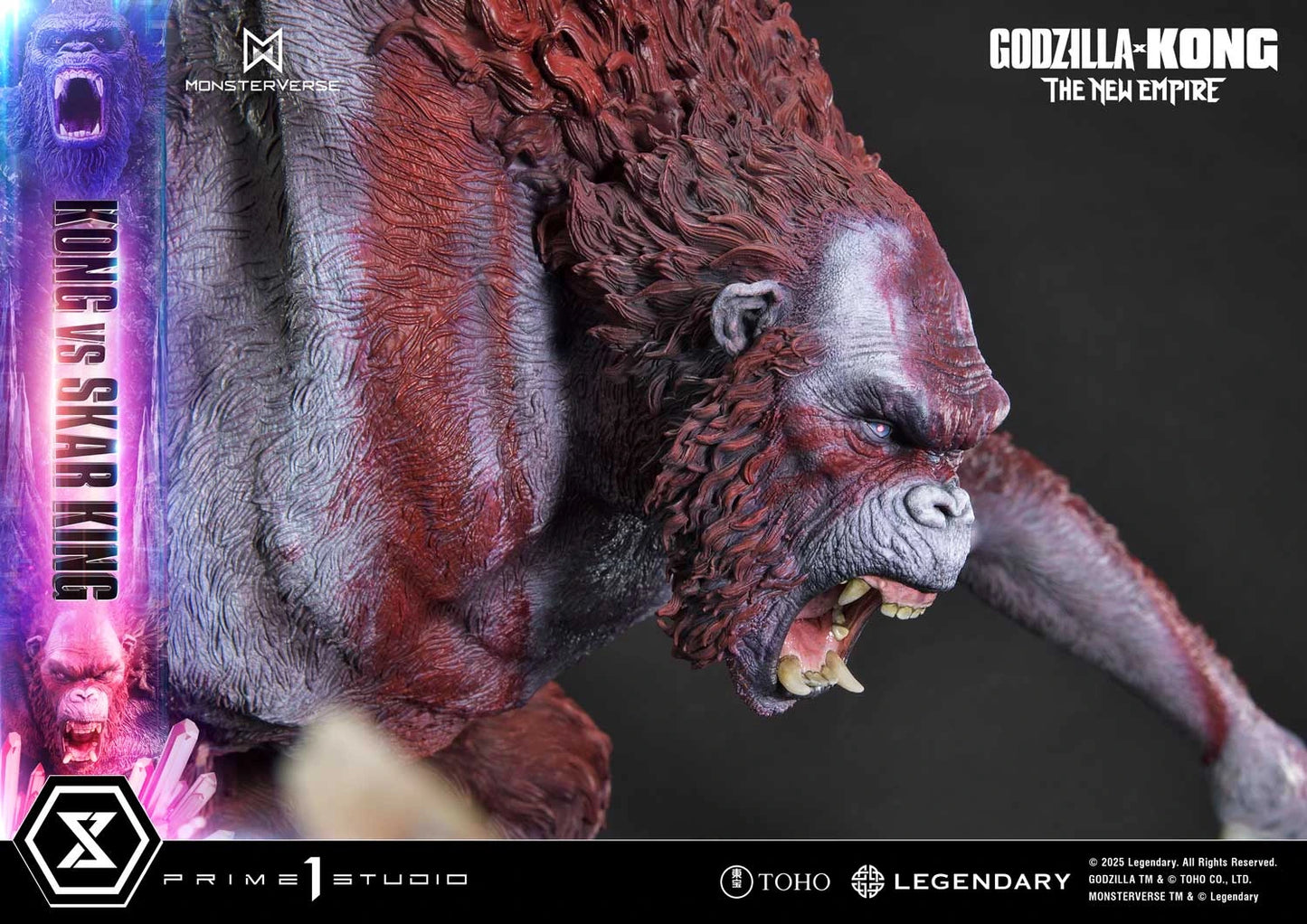 Preventa Resina Kong vs Skar King Figura Godzilla y Kong: El nuevo imperio  Prime 1 (Licencia) Estudio
