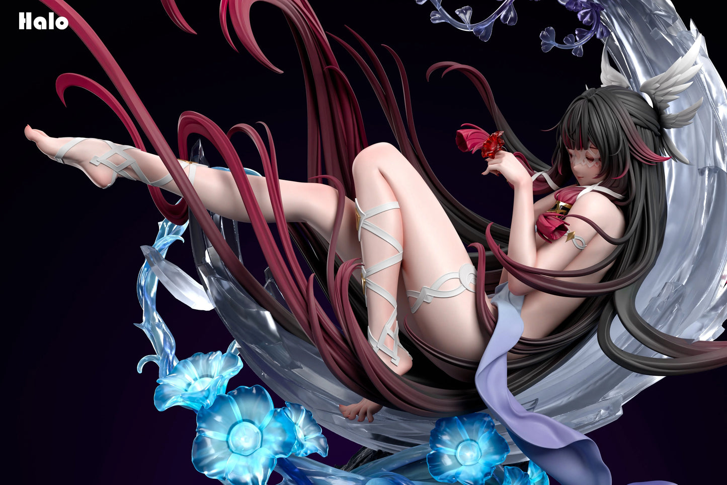 Preventa Resina Columbina Hyposelenia Figura Genshin Impact Halo Estudio