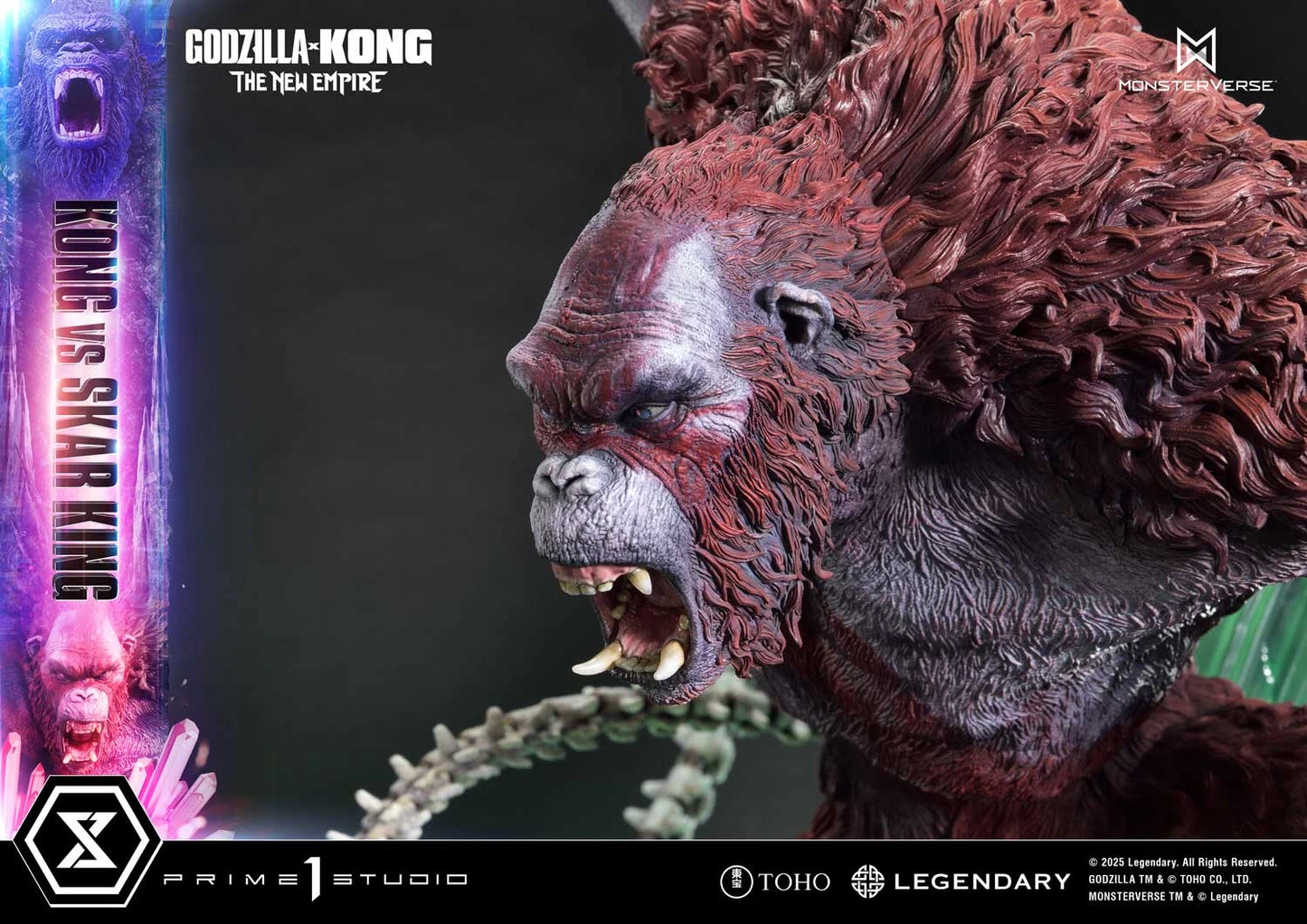 Preventa Resina Kong vs Skar King Figura Godzilla y Kong: El nuevo imperio  Prime 1 (Licencia) Estudio