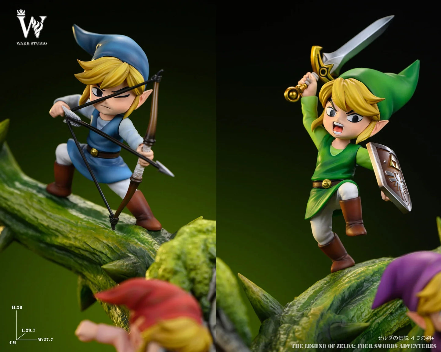 "Preventa Resina Link Figura The Legend of Zelda: Four Swords Adventures  Wake  Estudio"