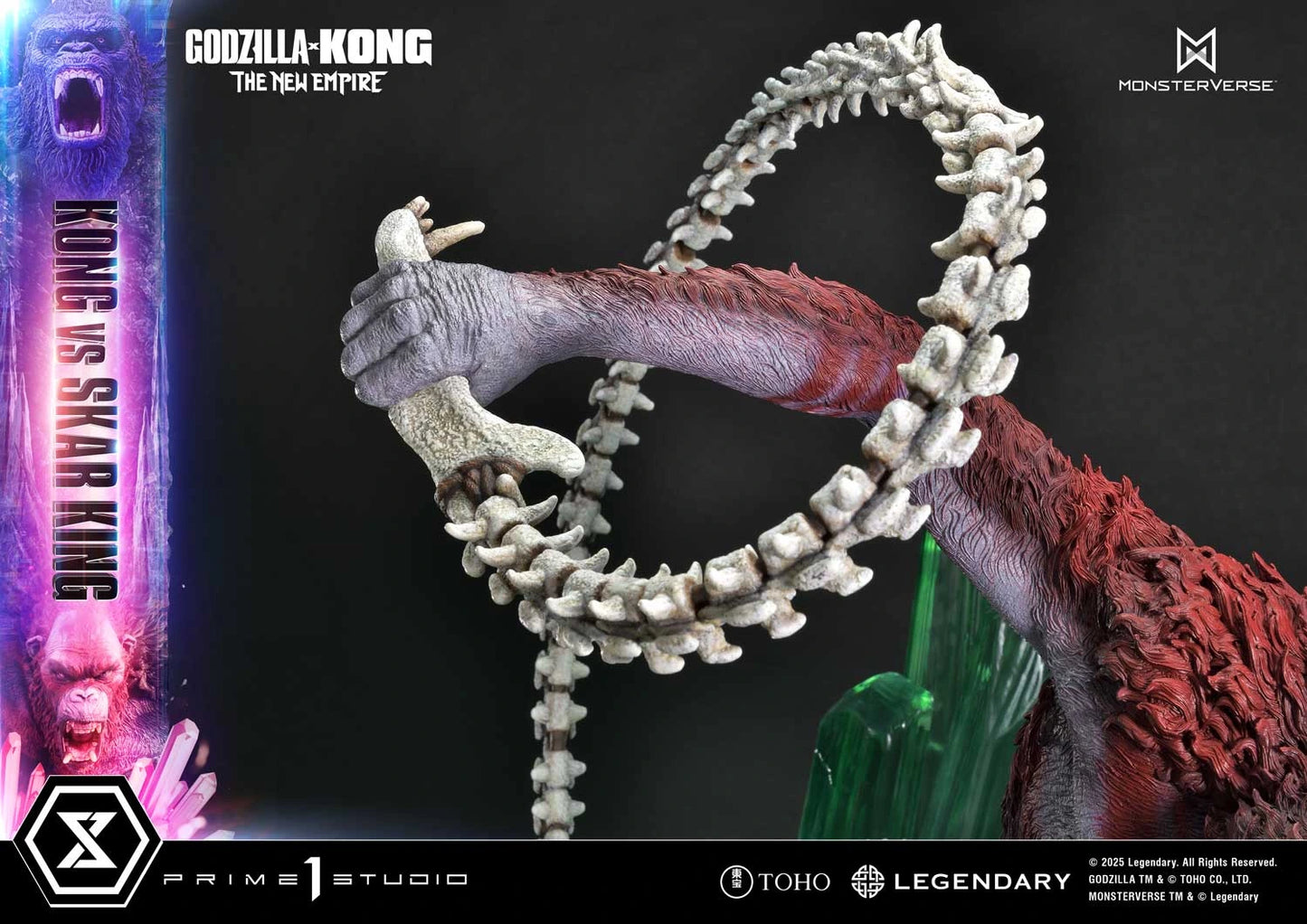 Preventa Resina Kong vs Skar King Figura Godzilla y Kong: El nuevo imperio  Prime 1 (Licencia) Estudio