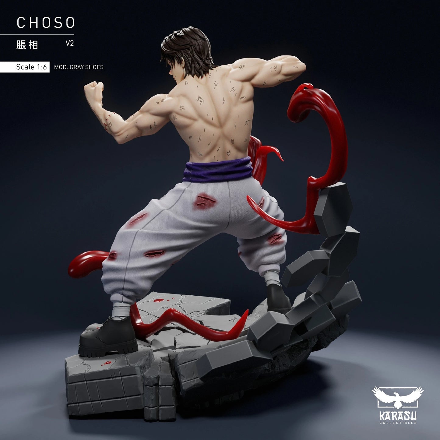 Preventa Resina Choso Kamo Figura Jujutsu Kaisen Karasu Collectibles Estudio