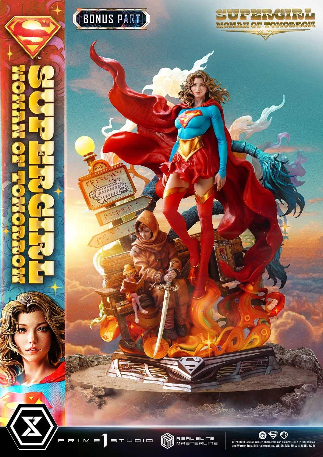 Preventa Resina Supergirl Figura SuperGirl 1/4 Prime 1 Estudio (Licencia)