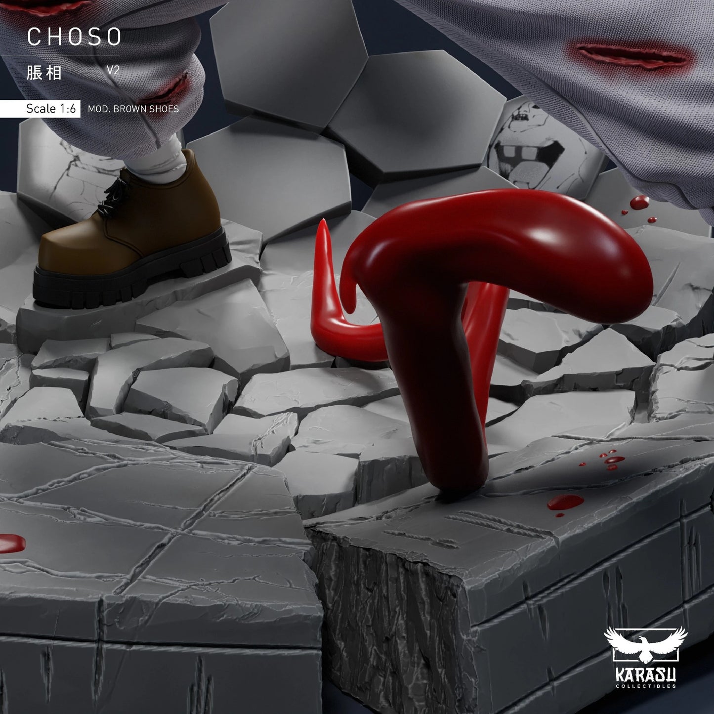 Preventa Resina Choso Kamo Figura Jujutsu Kaisen Karasu Collectibles Estudio