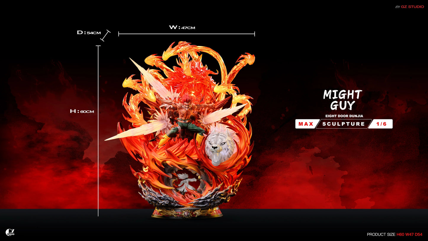Preventa Resina Might Guy Figura Naruto GZ Estudio