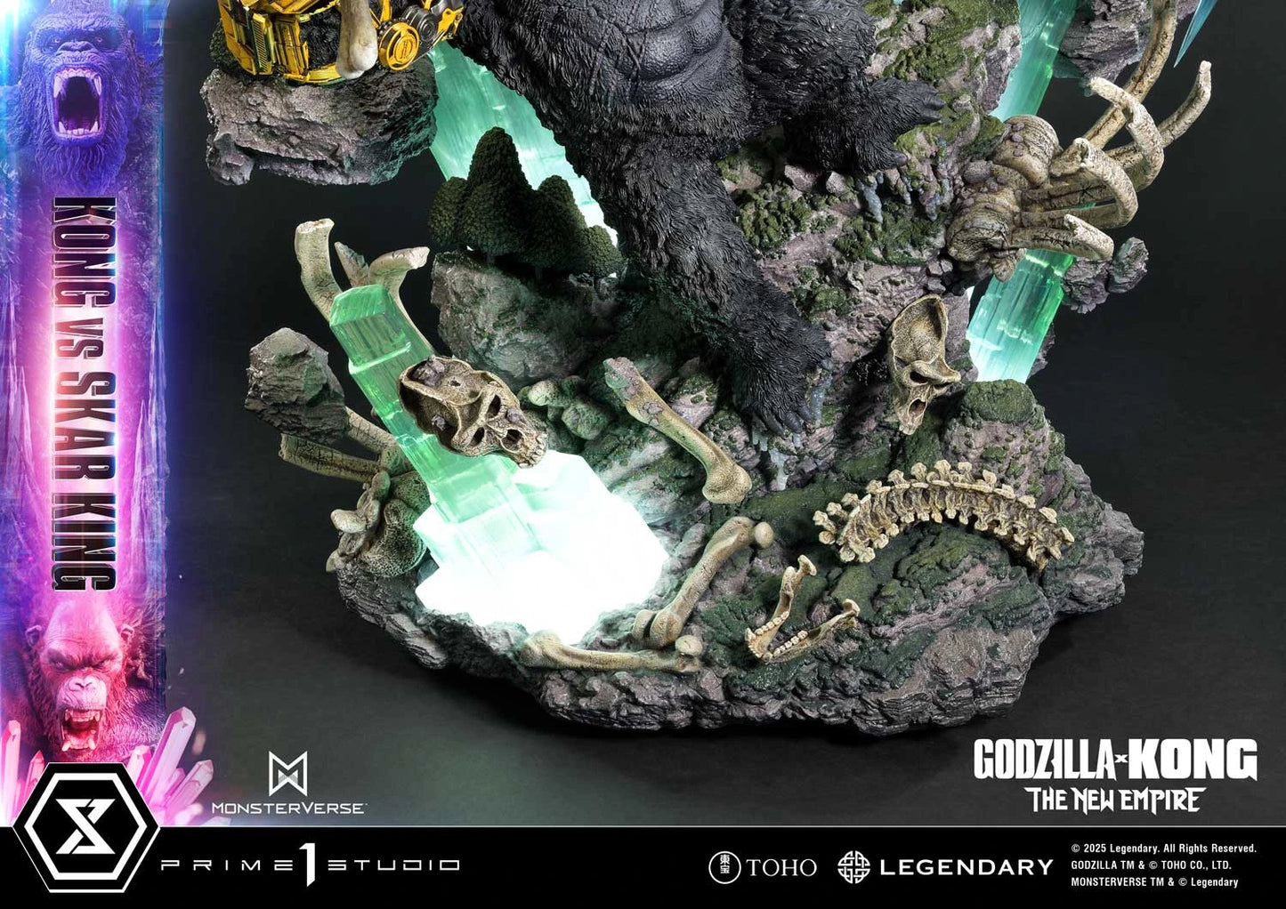 Preventa Resina Kong vs Skar King Figura Godzilla y Kong: El nuevo imperio  Prime 1 (Licencia) Estudio