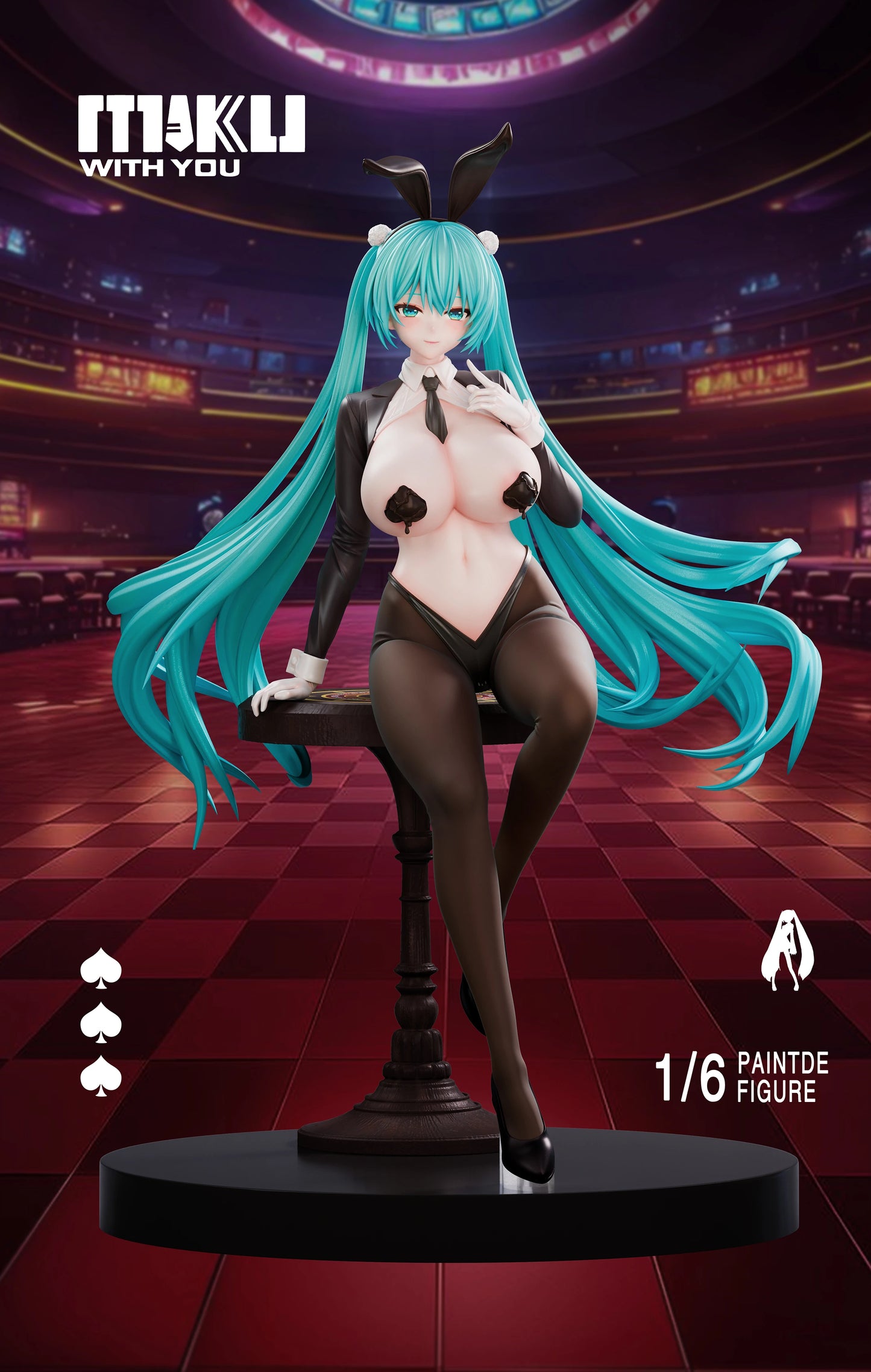 Preventa Resina Hatsume Miku Figura Vocaloid NTR Estudio