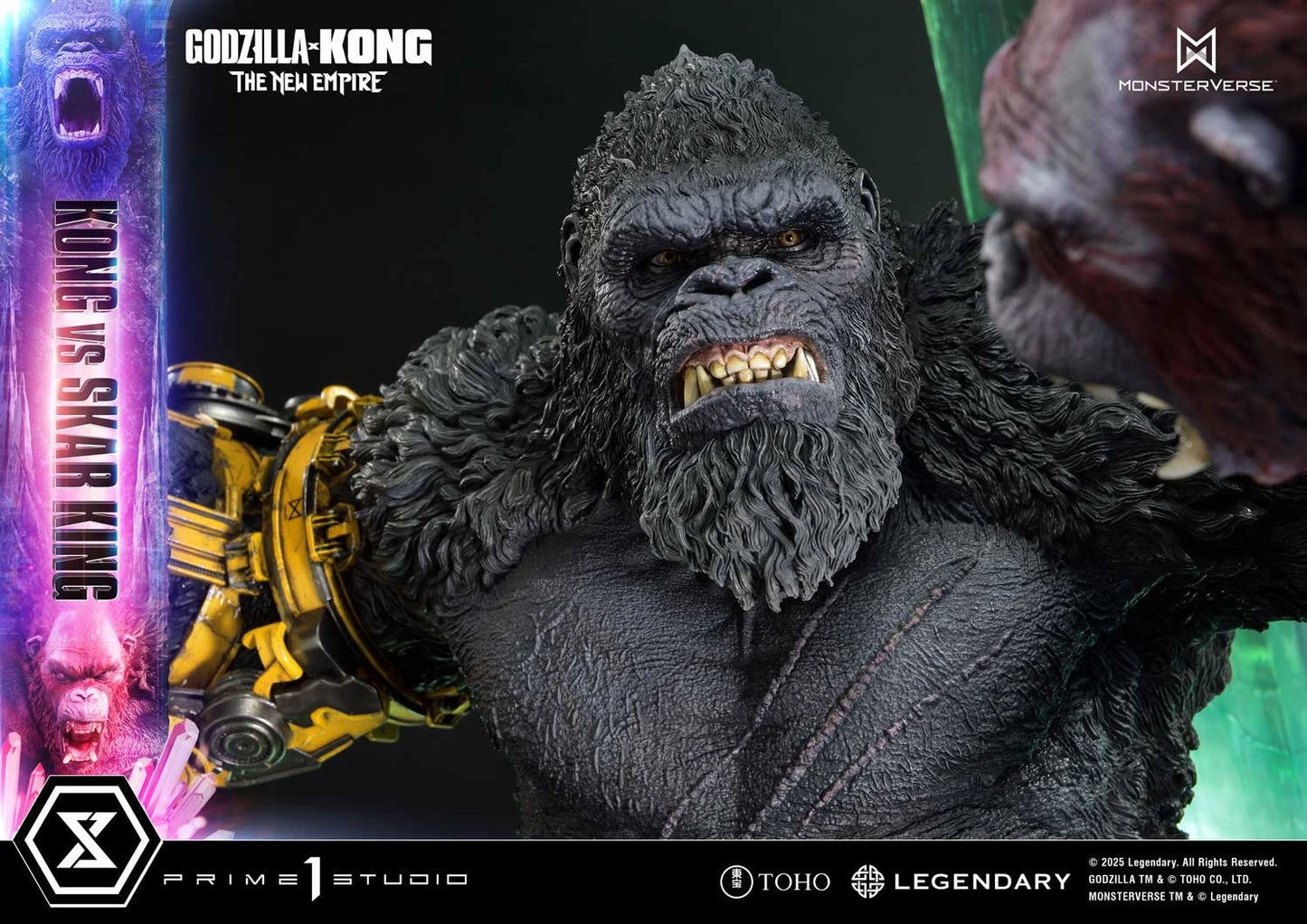 Preventa Resina Kong vs Skar King Figura Godzilla y Kong: El nuevo imperio  Prime 1 (Licencia) Estudio