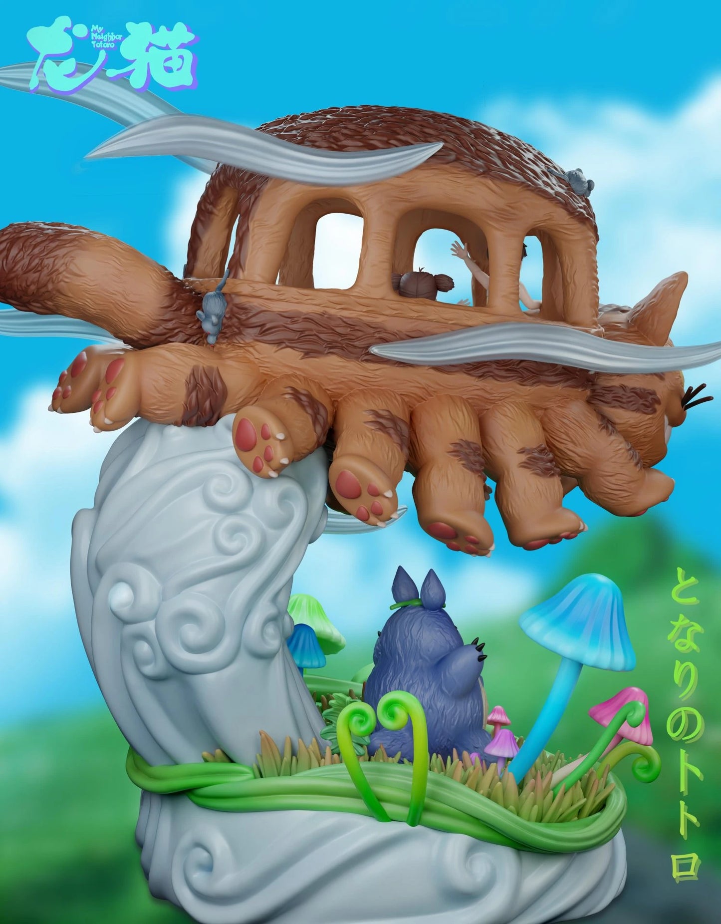 Preventa Resina Cat Bus Figura Mi Vecino Totoro ChaoShe Estudio