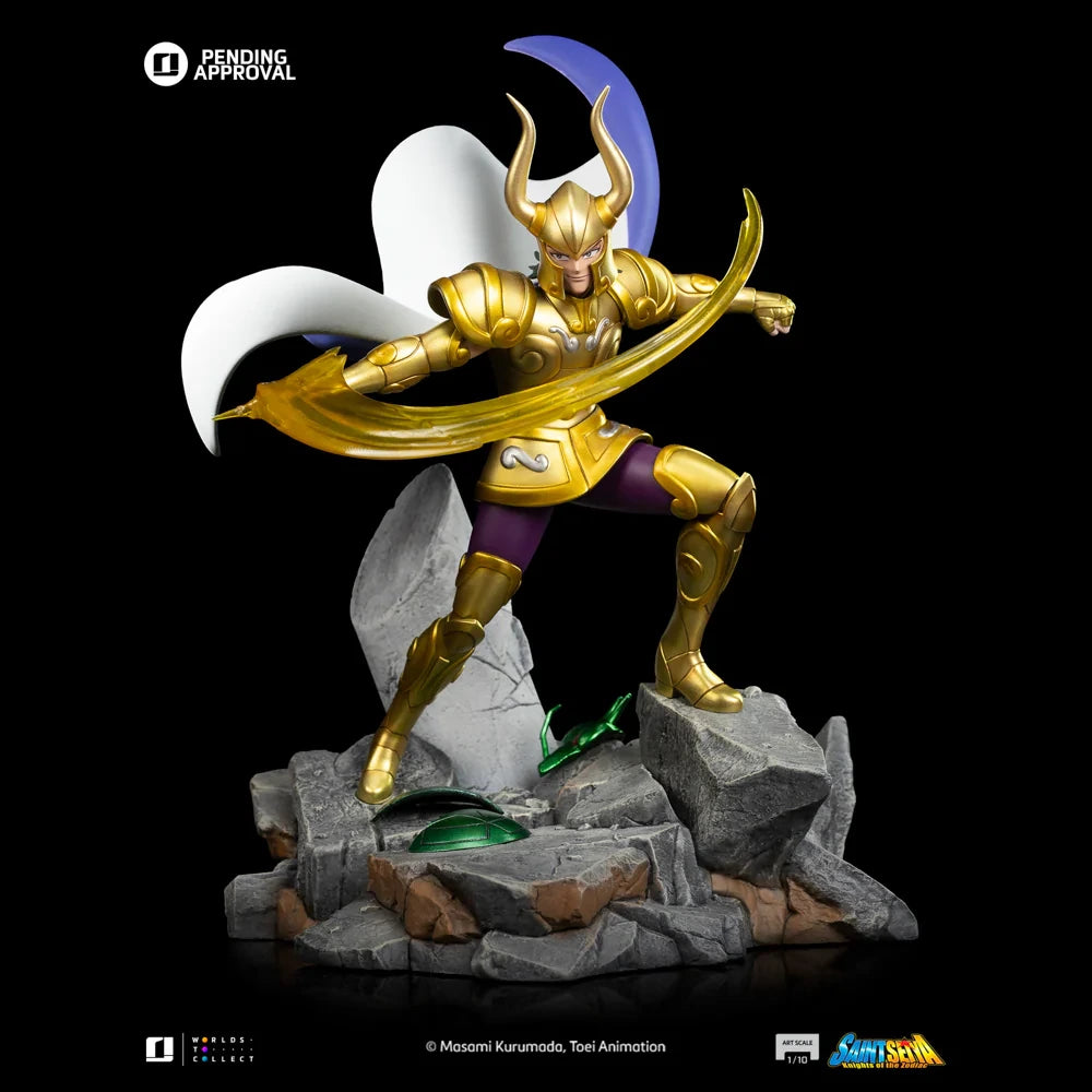 Preventa Resina Shura de Capricornio Figura Caballeros del Zodiako Iron (Licencia) Estudio