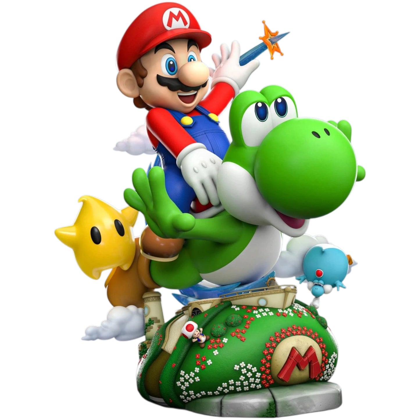 Preventa Resina Mario & Yoshi Figura Super Mario Galaxy 2 Dream  Estudio