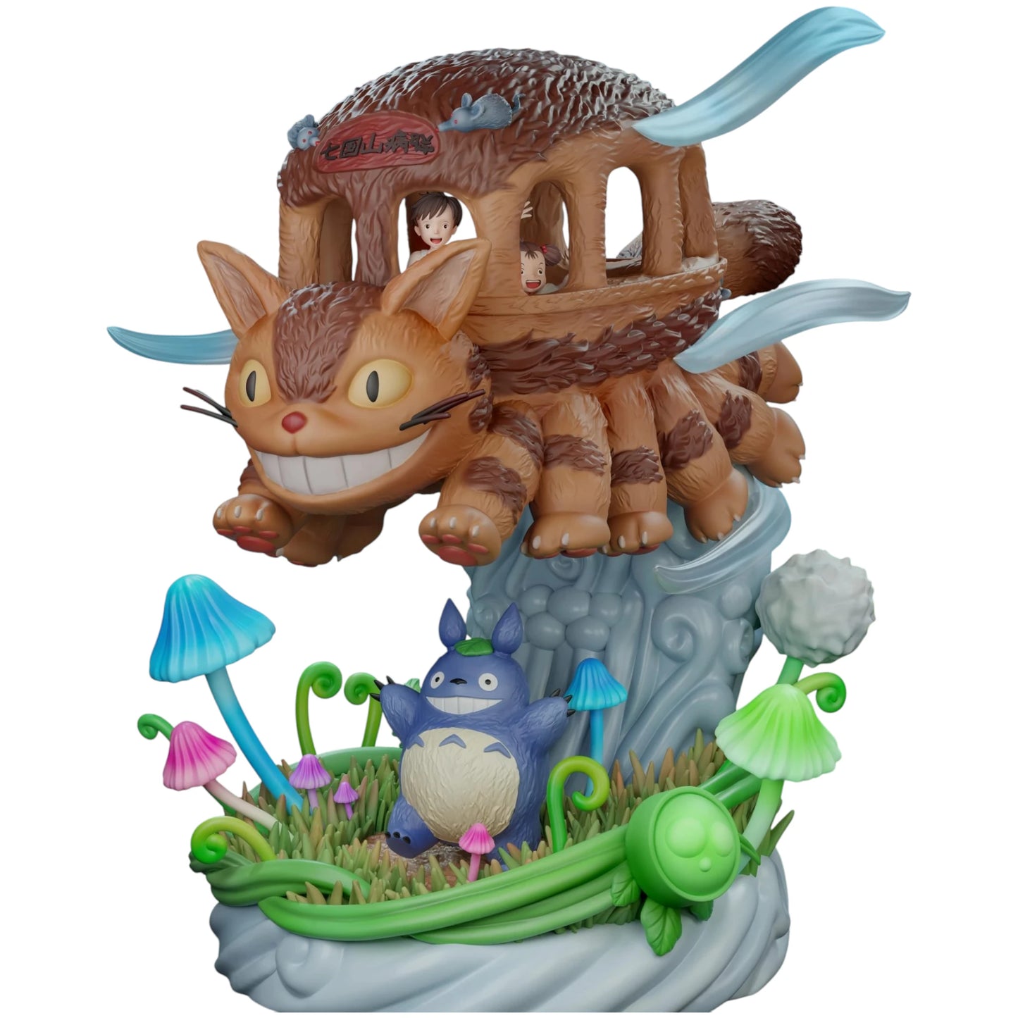 Preventa Resina Cat Bus Figura Mi Vecino Totoro ChaoShe Estudio